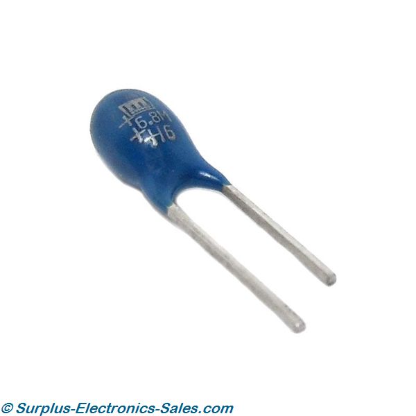 6.8uF 16V Tantalum Capacitor - Click Image to Close